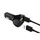 USB тройно зарядно за автомобил Mega Drive  LED Fast Charge 02784