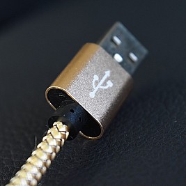 USB златен кабел TYPE-C 1 Mega Drive