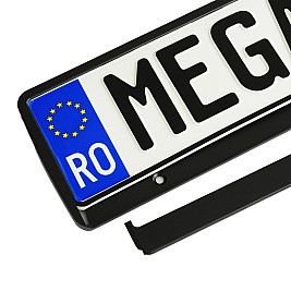 Табла за регистрационен номер MEGA DRIVE - черна