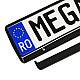 Табла за регистрационен номер MEGA DRIVE - черна