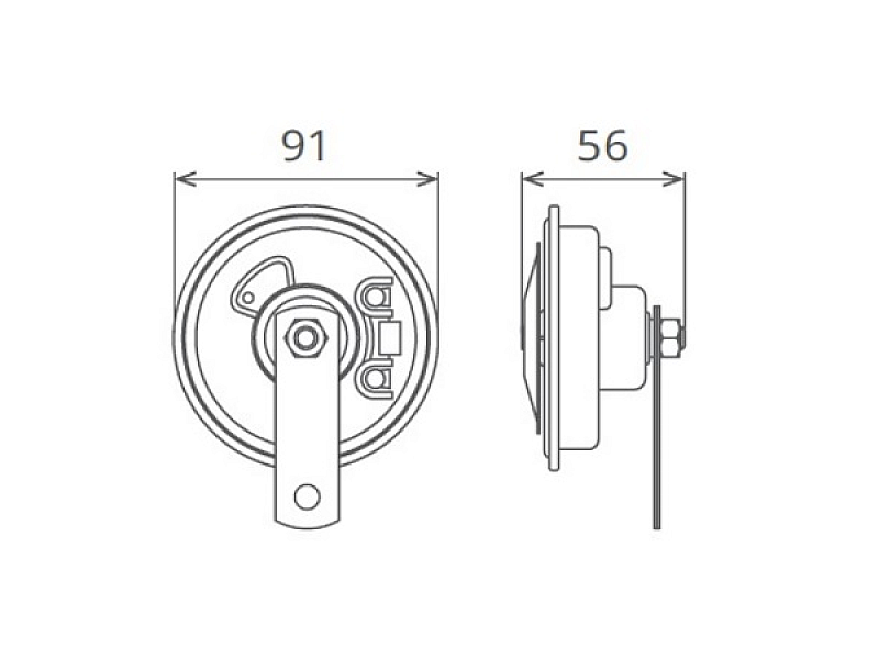 КЛАКСОН SEGER 50FK1200K 335 Hz 12V