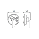 КЛАКСОН SEGER 50FK1200K 335 Hz 12V