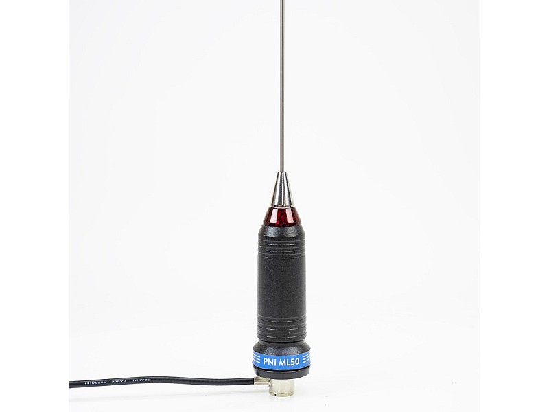 Антена CB PNI ML50, Дължина 48 см, 26-28MHz, 600W със свързващ кабел RG58 3,5 м, Без конектор PL259 - 7