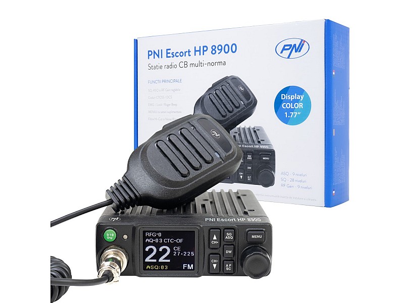 Радио станция CB PNI Escort HP 8900 ASQ, 12V / 24V, RF Gain, CTCSS-DCS, Dual Watch - 3