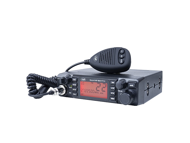 Радиостанция CB PNI Escort HP 9001 PRO ASQ, AM-FM, 12V/24V, 4W, Scan, Dual Watch, ANL