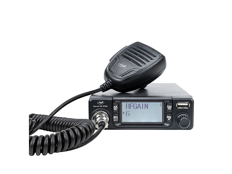 Радиостанция CB PNI Escort HP 9700 USB, ANC, ASQ, 12V / 24V, Включен конектор за запалка - 4