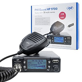 Радиостанция CB PNI Escort HP 9700 USB, ANC, ASQ, 12V / 24V, Включен конектор за запалка
