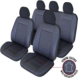 Калъфи за седалки - Кожени ATLAS BLACK UMB-B EXCLUSIVE