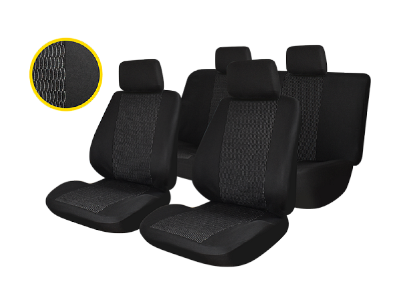 Калъфи за седалки   TRAFFIC - BLACK 007