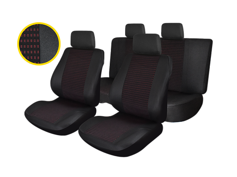 Калъфи за седалки TRAFFIC - RED