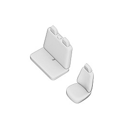 Калъфи за седалки за FORD TRANSIT (2+1) 2012-2013