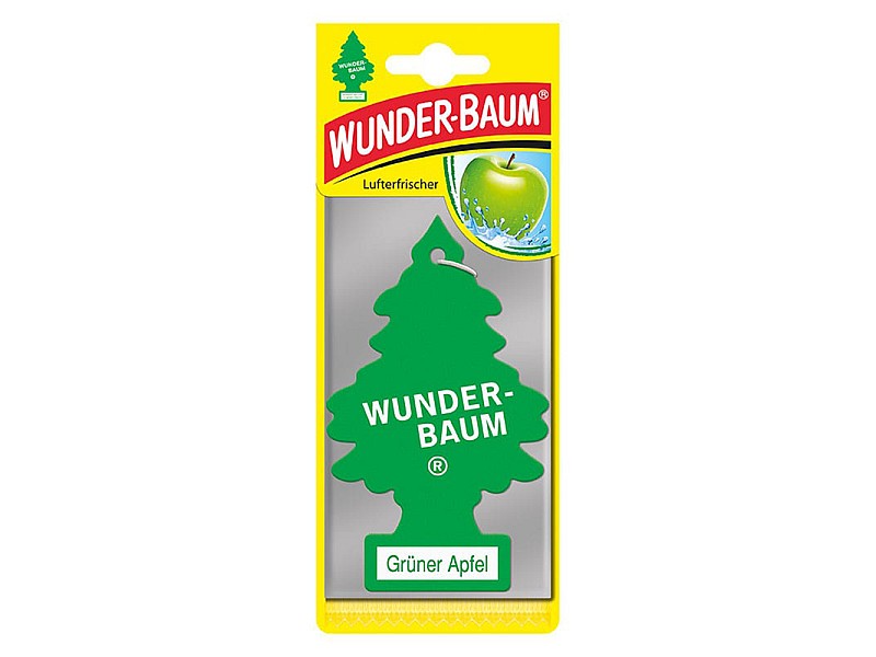 Ароматизатор за кола борче   WUNDER-BAUM GRÜNER APFEL