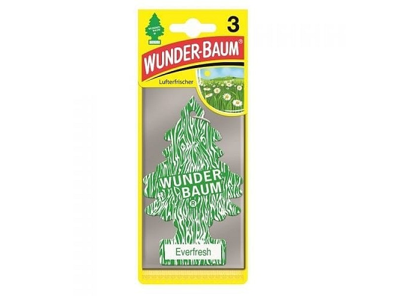 Ароматизатори за кола борче WUNDER-BAUM EVERFRESH 3бр.