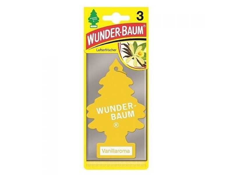 Ароматизатори за кола борче WUNDER-BAUM VANILLAROMA 3бр.