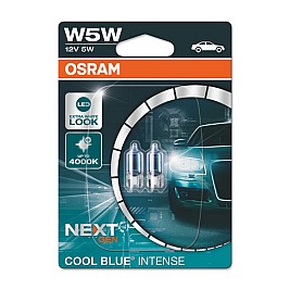 Крушки OSRAM 12V W5W COOL BLUE INTENSE NextGen 2 бр. блистер