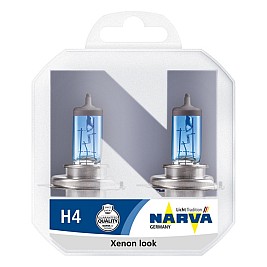 Крушка Narva H4 60/55W 12V RANGE POWER 2 бр. WHITE