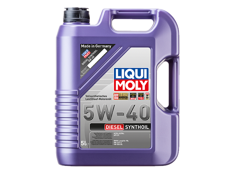 Масло LIQUI MOLY DIESEL SYNTHOIL 5W-40 5 L