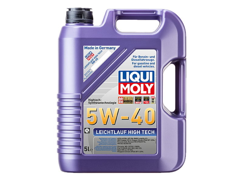 Масло LIQUI MOLY LEICHTLAUF HT 5W-40 A3/B4 5L