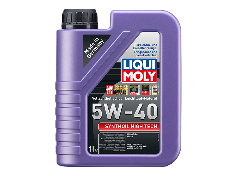 Масло LIQUI MOLY SYNTHOIL HIGH TECH 5W-40 1 L