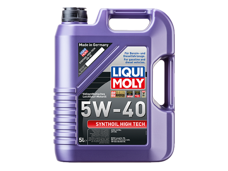 Масло LIQUI MOLY SYNTHOIL HIGH TECH 5W-40 5 L