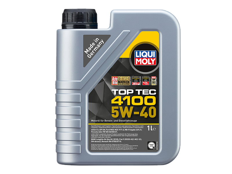 Масло LIQUI MOLY TOP TEC 4100 5W-40 1 L