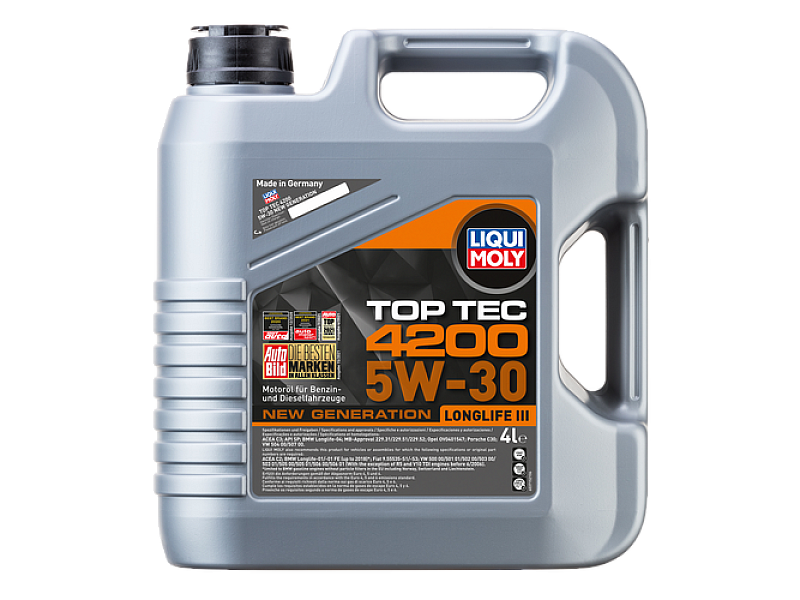 Масло LIQUI MOLY TOP TEC 4200 New Generation 5W-30 4 L