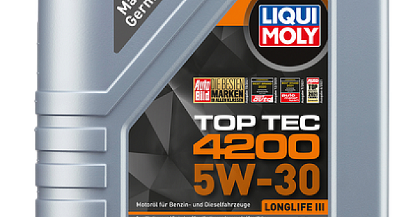 Liqui Moly Top Tec 4200 20 Liter ☀️ Масло LIQUI MOLY TOP TEC 4200 New Generation 5W-30 1 L ☀️ - ️ Ценa