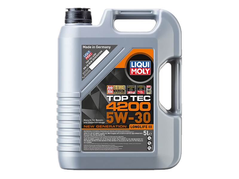 Масло LIQUI MOLY TOP TEC 4200 New Generation 5W-30 5 L