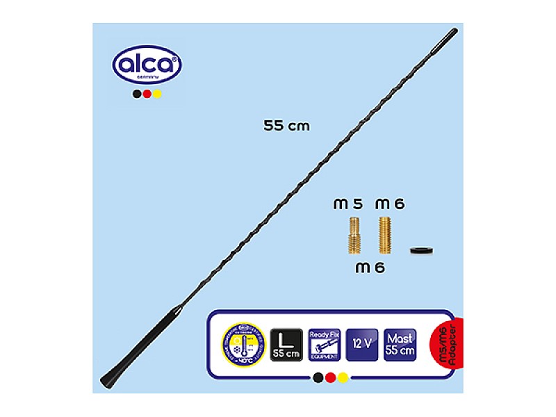 Универсална антена за кола ALCA 10259 55см - 2