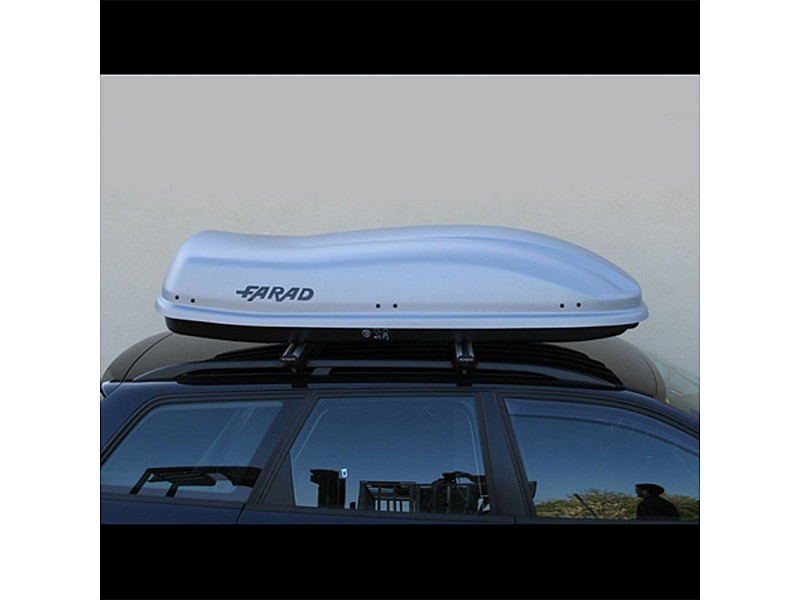 АВТОБОКС БАГАЖНИК ЗА КОЛА FARAD MARLIN F3 480 L ROOF BOX SILVER - 2