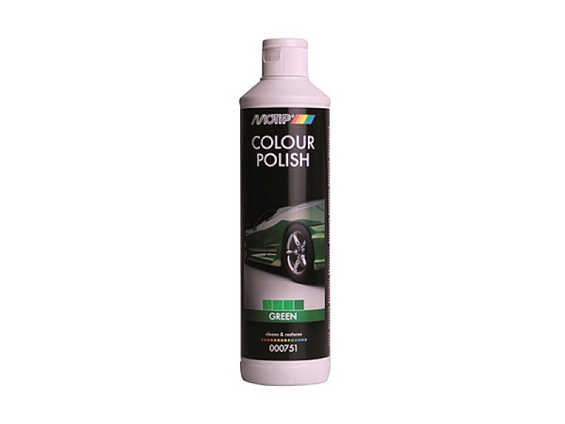 Полирпаста зелен цвят MOTIP POLISH COLOR GREEN 500мл.