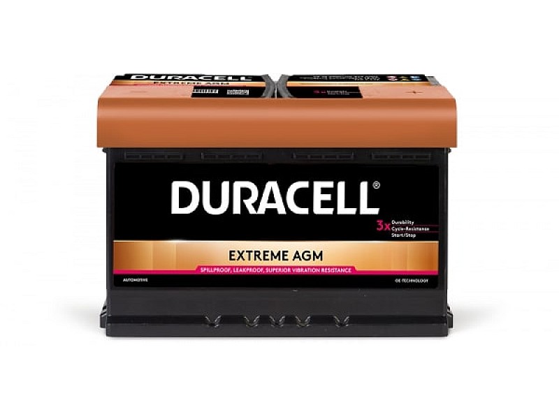Акумулатор Duracell Extreme AGM 12V 70Ah 720A Д+