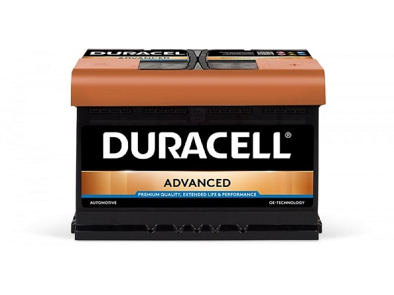 Акумулатор Duracell Advanced 12V 74Ah 680A Д+