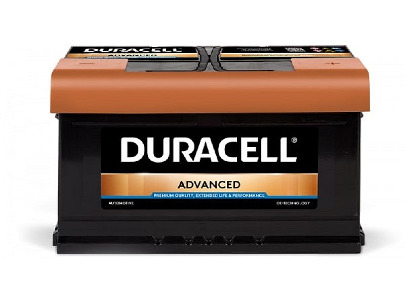 Акумулатор Duracell Advanced 12V 80Ah 700A Д+