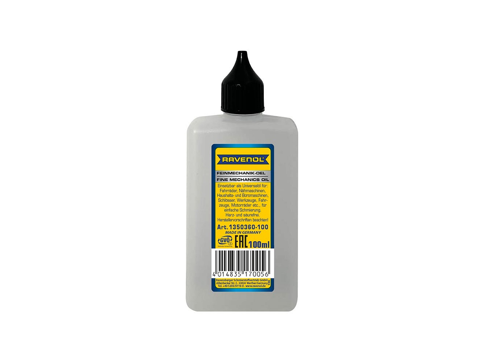 ☀️ Универсално машинно масло RAVENOL Feinmechanik-Oel 0.100л. ☀️ - ️ ...