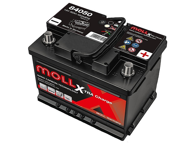 Акумулатор MOLL X-TRA Charge 12V 50Ah 450A R+