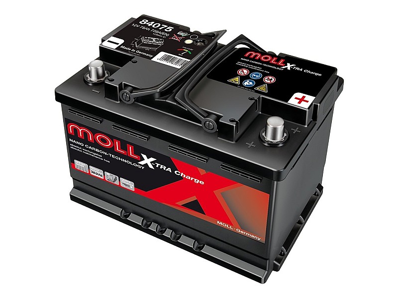 Акумулатор MOLL X-TRA Charge 12V 75Ah 720A R+