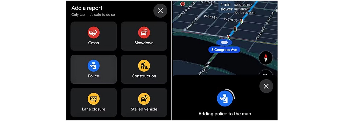Навигацията Google Maps вече информира и за полицаи на пътя благодарение на Waze