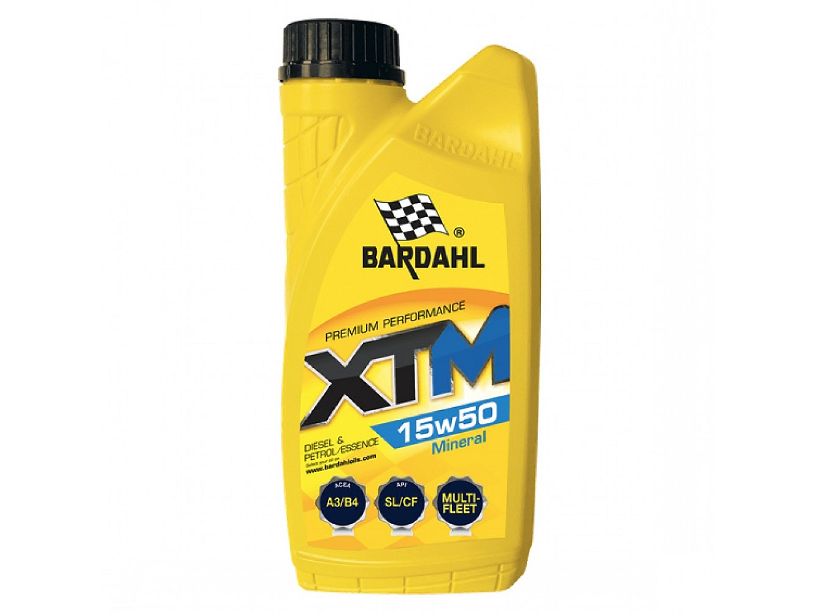 Bardahl XTM 10W-40 Motorradöl – Synthetisch, 1 Liter, Für Hochleistungsmotoren
