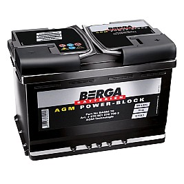 Акумулатор BERGA AGM POWER BLOCK 95AH 850A R+