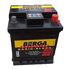 Акумулатор BERGA BASIC BLOCK 40AH 340A R+