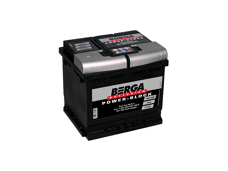 Акумулатор BERGA POWER BLOCK 44AH 440A R+