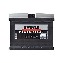 Акумулатор BERGA POWER BLOCK 63AH 610A R+