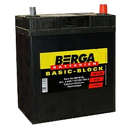 Акумулатор BERGA BASIC BLOCK 35AH 300A L+ Asian