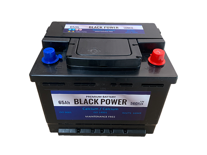 Акумулатор BLACK POWER 65Ah 560A R+