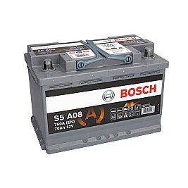 Акумулатор BOSCH S5A AGM S5A08 70Ah 760A R+