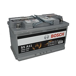 Акумулатор BOSCH S5A AGM S5A11 80Ah 800A R+