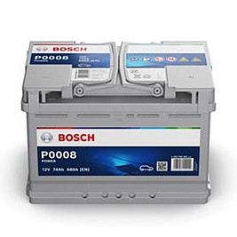 Акумулатор Bosch POWER 74Ah 680A R+
