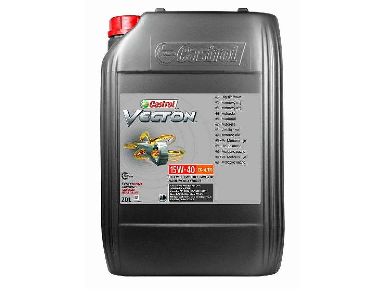 ☀️ Масло CASTROL VECTON 15W-40 CK-4/E9 20L ☀️ - ️ Ценa — ️ Motex.bg