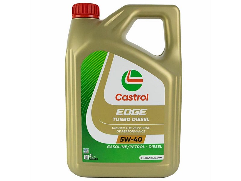 Масло CASTROL EDGE TURBO DIЕSEL TITANIUM 5W-40 4L